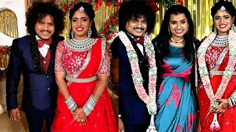 pugazh marriage|Pugazh & Bensiya Reception